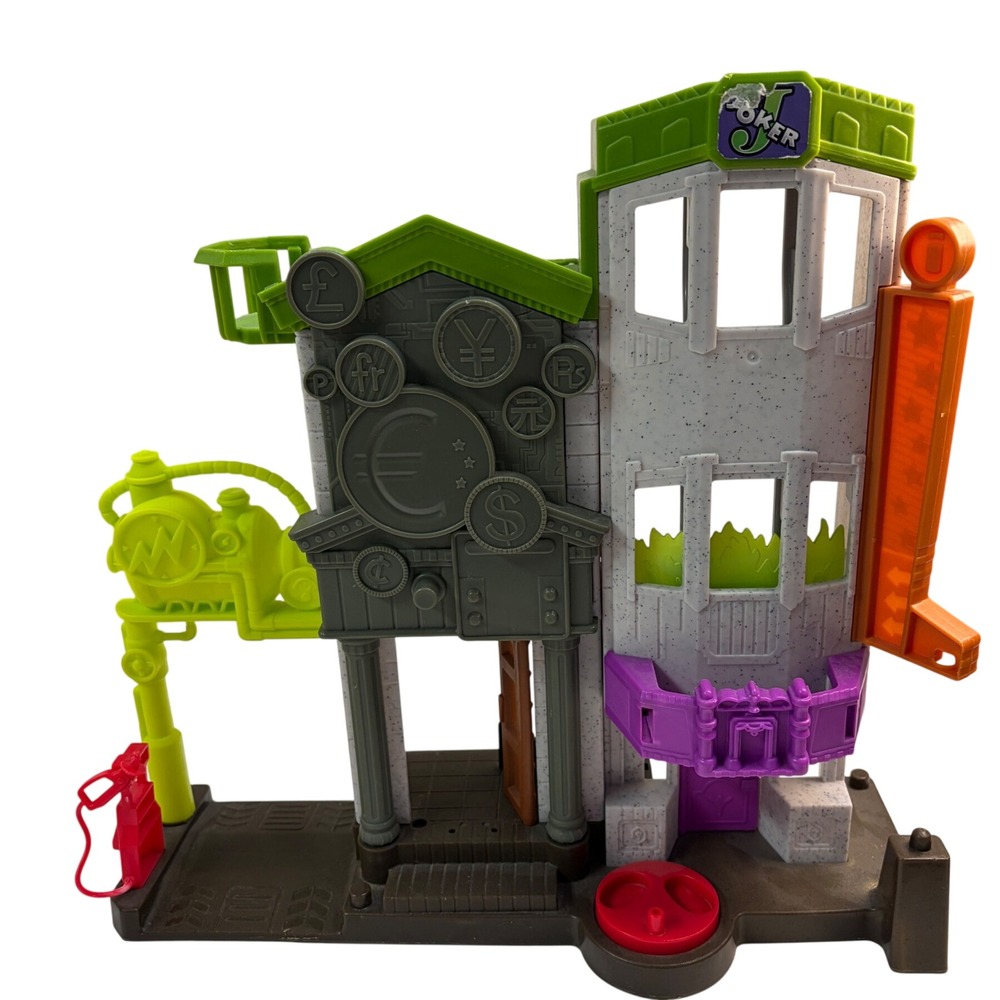 Fisher-Price Imaginext DC Super Friends Joker Laff Factory Playset Bank Base